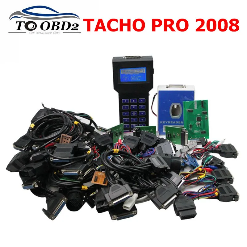 

Newest TACHO PRO Plus V2008 July Auto Programmer Odometer&Mileage Correction Tacho Pro 2008 Works Multi-Cars