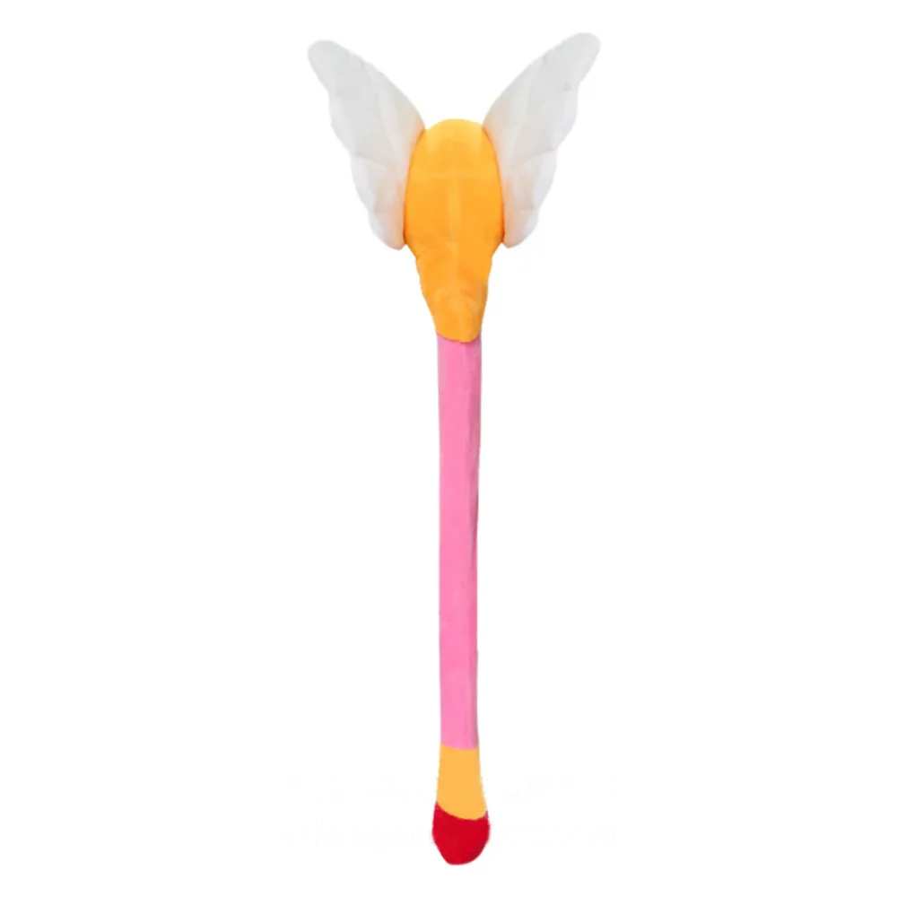 Новый кард каптор SAKURA 50 см Kinomoto волшебная палочка Sakura Henshin Rod Stick плюшевая