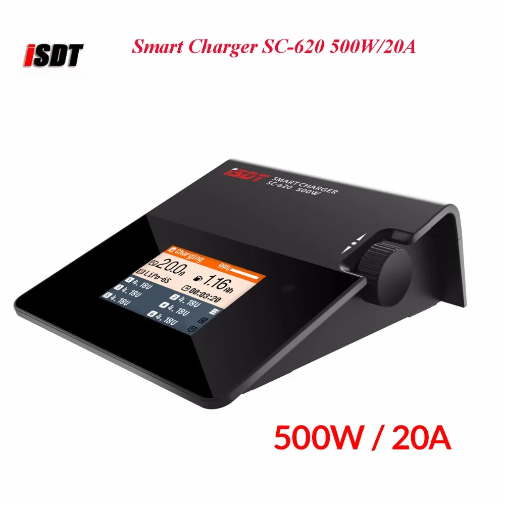 

ISDT SC-620 500W 20A MINI Smart LCD Battery Balance Charger For Quadcopter Multicopter Helicopter Spare Parts Accessories