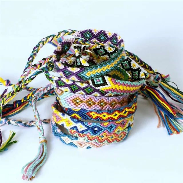 1 pz Boho Etnici Nepal Braccialetto Fatto A Mano Della Spiaggia di Estate Della 1 pz Boho Etnici Nepal Braccialetto Fatto A Mano Della Spiaggia di Estate Della