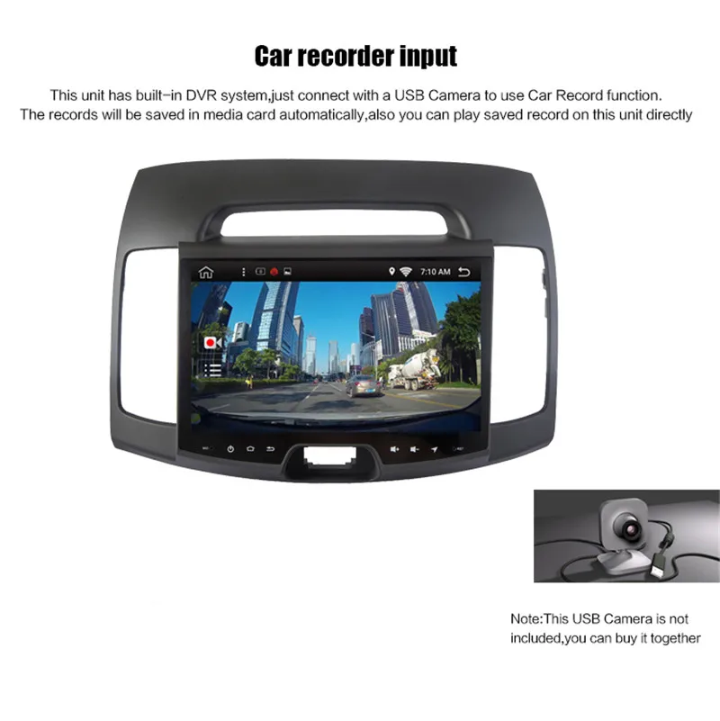 Perfect Roadlover Android 8.1 Car Multimedia Autoradio For Hyundai Elantra 2015 Stereo GPS Navigation Magnitol 2 Din Player Video NO DVD 13