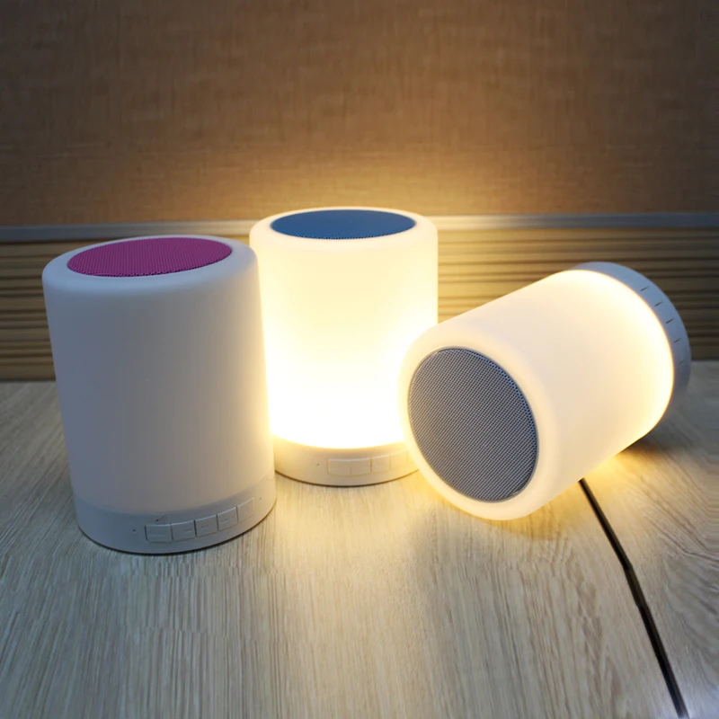 

Led Night light Atmosphere Lamp Lighting Can Be Connected To The Phone Lights BlueTooth Sound Desk Table Lights