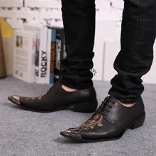 New Arrival Mens Italian Leather Shoes Pointed Toe Dress Elegant Print Oxford Shoes For men Formal office Business Male Flats New Arrival Mens Italian Leather Shoes Pointed Toe Dress Elegant Print Oxford Shoes For men Formal office Business Male Flats
