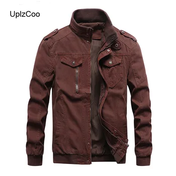

UplzCoo 2019 Men's Spring And Autumn Thin Section Sasual Jacket Slim Version Of The Trend Of Fashion Brand Large Size 6XL FM010