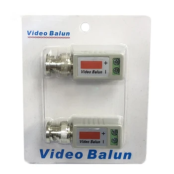 

Single 1 Channel Passive Video Transceiver BNC Connector Coaxial Adapter For Balun CCTV Camera DVR BNC UTP