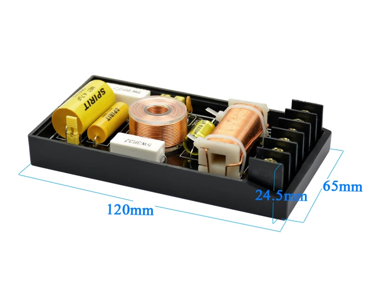 AOSHIKE 1 шт. 2 Way машинный делитель частоты автомобиль аудио колонки Высокочастотный динамик сабвуфер делитель кроссовера 100W кроссовер фильтр