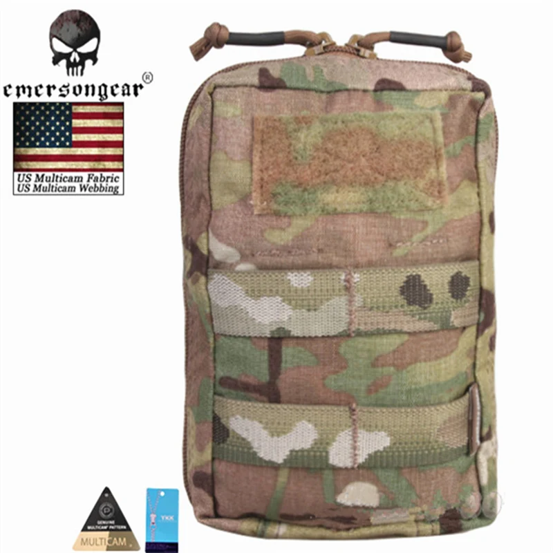 Emersongear страйкбол армейский 18*12,5*7 см Универсальный Чехол Molle военный нейлон боевое оборудование EM9287 Мультикам Койот коричневый черный AOR1