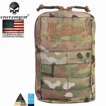 Emersongear страйкбол армейский 18*12,5*7 см Универсальный Чехол Molle военный нейлон боевое оборудование EM9287 Мультикам Койот коричневый черный AOR1