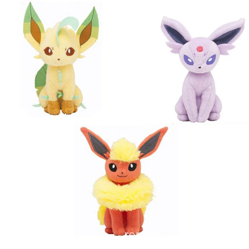 9 Стиль 8 &quot20 см Плюшевые игрушки сидящие Sylveon Umbreon Eevee Espeon vaporion Flareon Мягкое