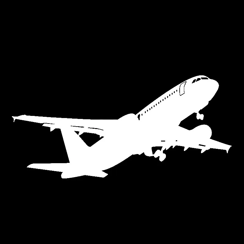 QYPF 18 см * 8 5 необычайно яркий самолёт собирается снять Виниловая наклейка для