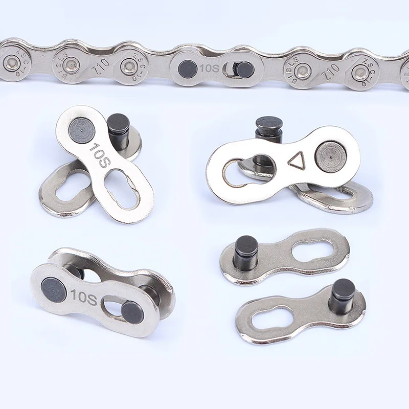 

2pcs 6/7/8/9/10 Speed Bicycle Chain Link Connector Joints Magic Buttons Speed Quick Master Links Chain Mountain Bike Parts