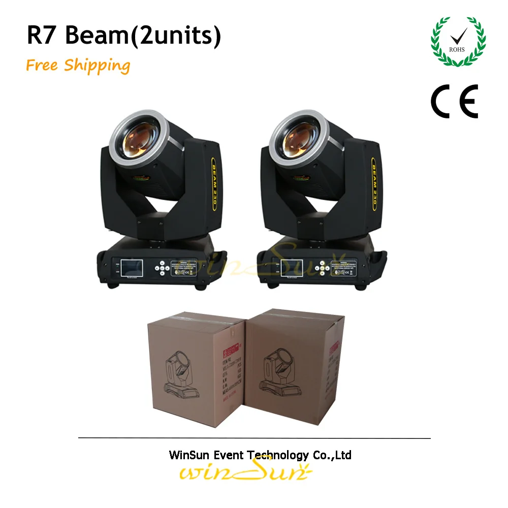 

2Units Free Shipping Beam 7R Sharpy Moving Head Lighting Carton