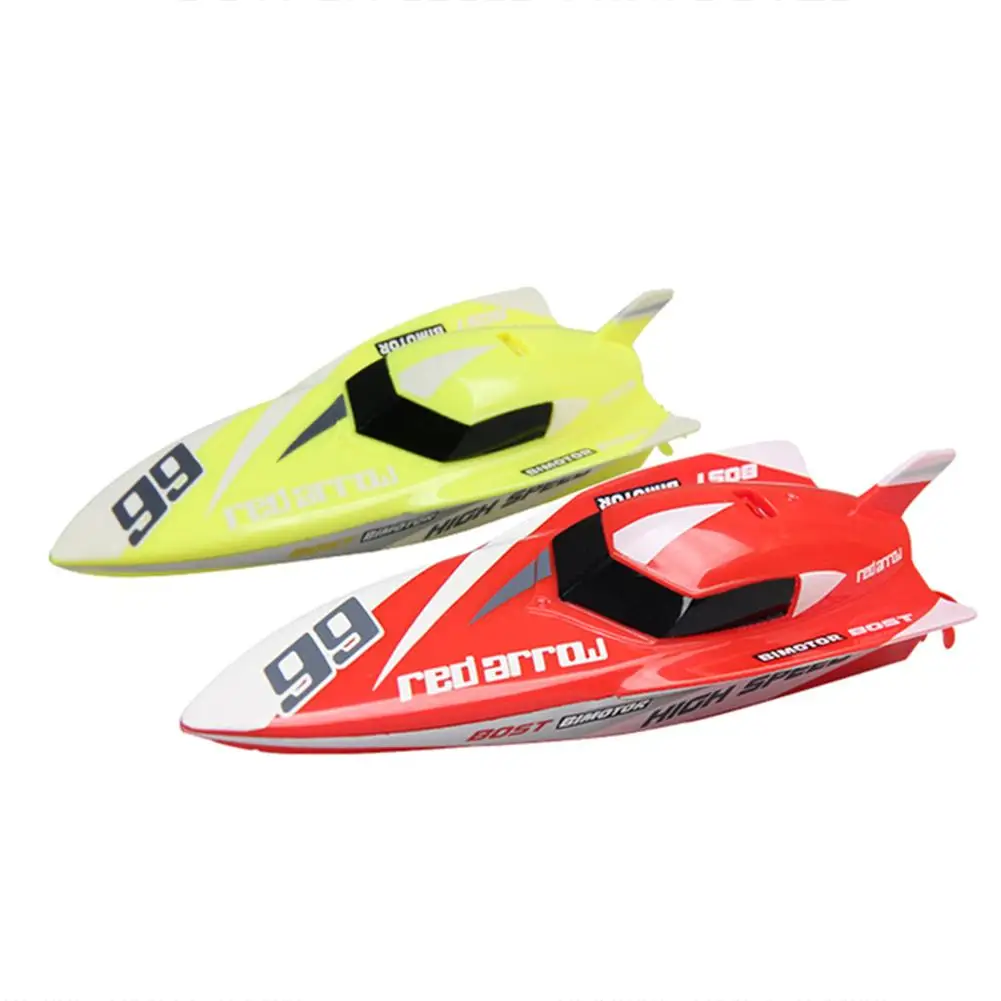 

Innovative Children Mini Rechargeable Remote Control Boat Outdoor Water Toy Remote Controlled Racing Boat