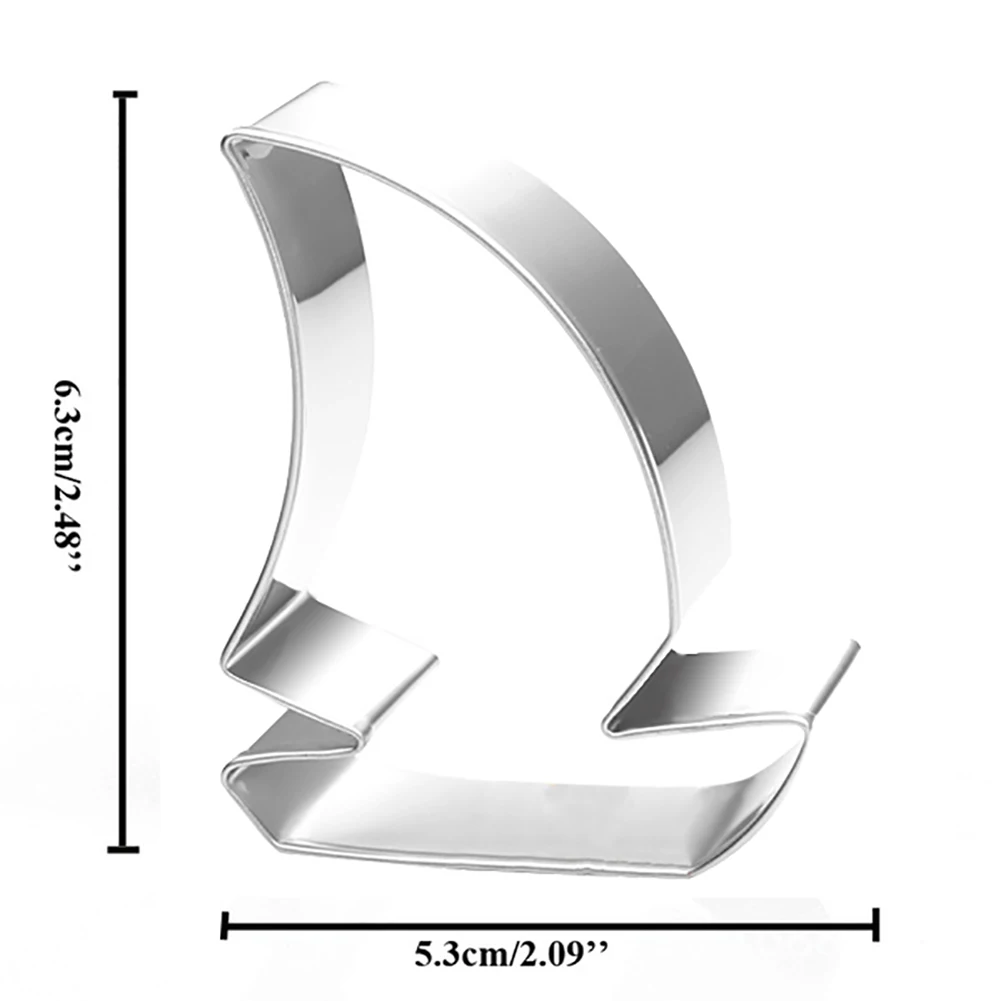 Парусник пиратский корабль формочка для печенья из нержавеющей стали инструмент для украшения торта