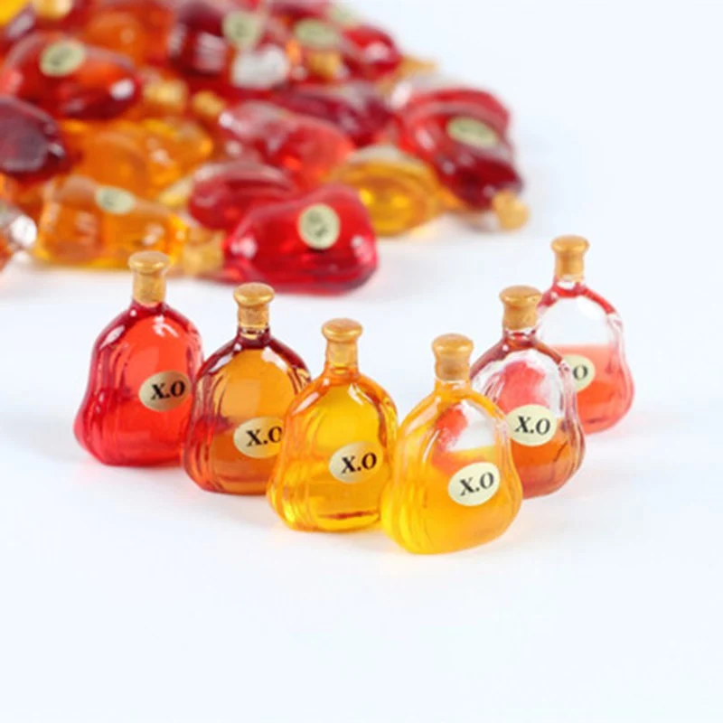 

ZOCDOU 6 Pieces Fake Simulation OX Wine Bottle Liquor Alcohol Beer Bar Model Statue Figurine Crafts Figure Ornament Miniatures