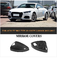 Карбоновое зеркало заднего вида для Audi TT MK3 8S Coupe 2 двери- Замена бокового зеркала крышка