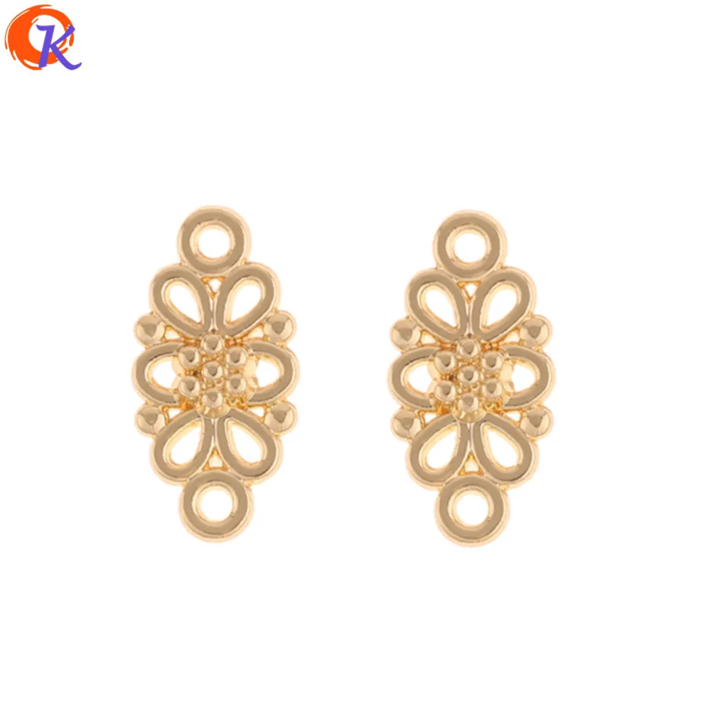 

Cordial Design 200Pcs 8*16MM Jewelry Accessories/Earrings Connector/Flower Shape/DIY Making/Hand Made/Jewelry Findings Component