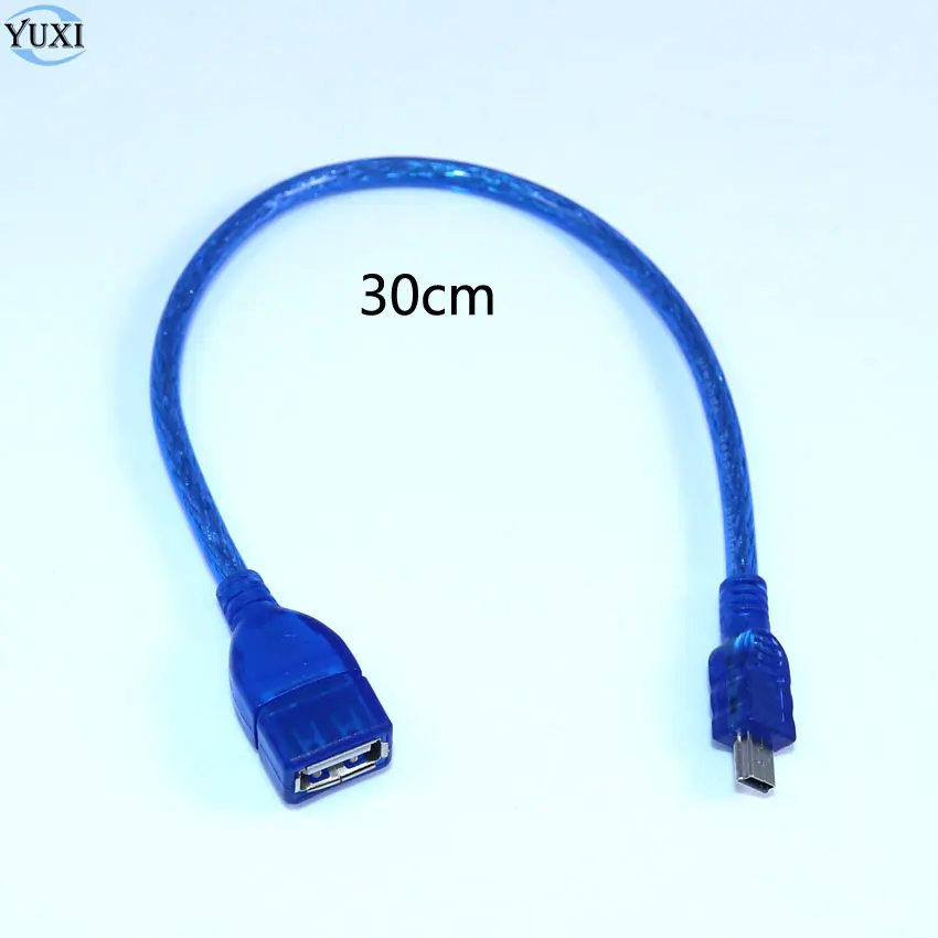 

30cm Data Charging Cable Cord Adapter USB 2.0 A Male to Mini 5 Pin B Best Black length Data Cables usb extension cable