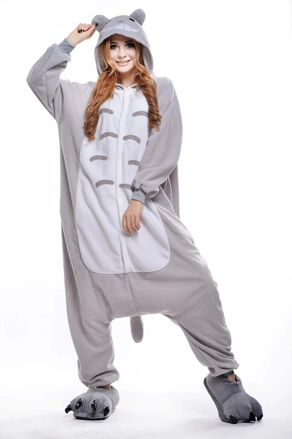 totoro costume plus size halloween costume for women mens onesie plus size footed pajamas