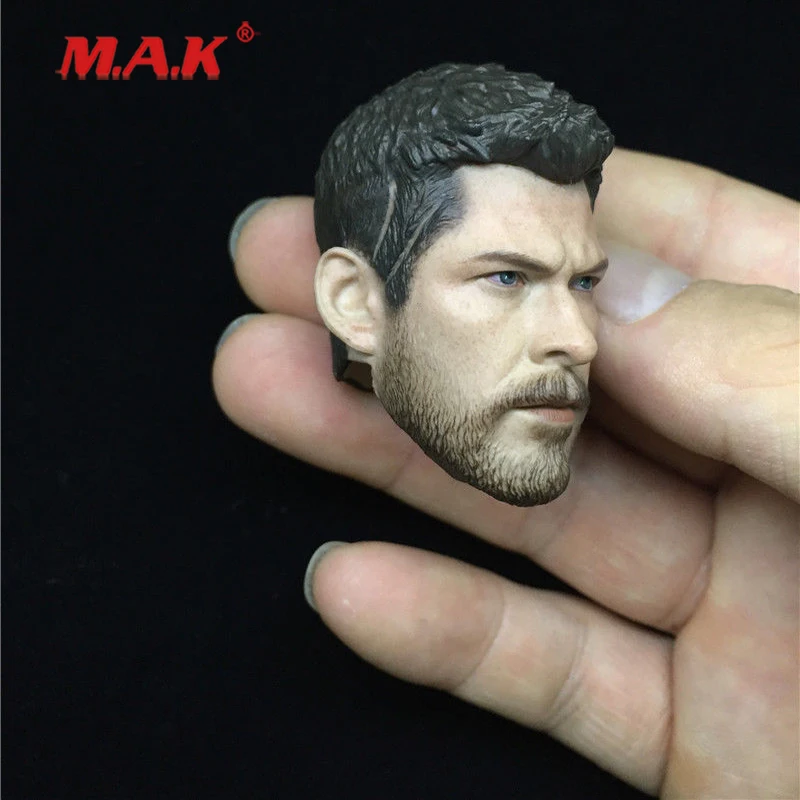 1/6 Scale Male Head Male Carved Head for Action Figures 