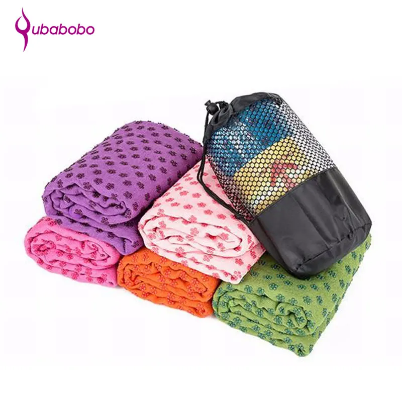 

[QUBABOBO] Superfine Fiber Yoga blanket Pilates Fitness Towel Travel Out Exercise Carpet Non-slip Absorbent Gymnastics Towel