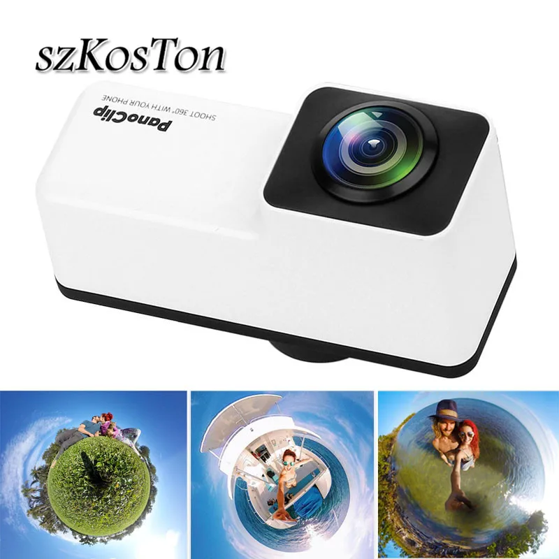 

360 Degree Panoramic Phone Camera Lens For iPhone Rectangle Panorama Phones Lens Dual Lenses For iPhone 7 8 plus X 7 8 Full view