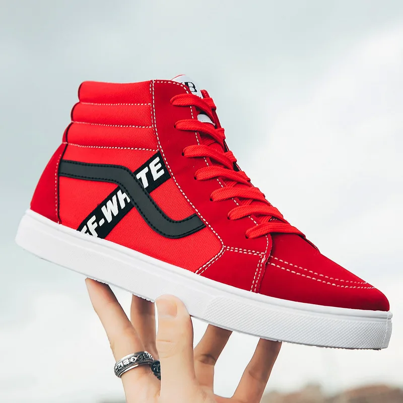 

Men's Autumn Korean Version of The High Shoe Trend Personality Board Shoes Men's Leisure Sports Increase Single Shoes