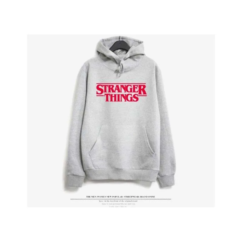 

stranger things sweatshirt women modis hoodies red pink Harajuku Winter xxxl friends woman clothes plus size long sleeve cloths
