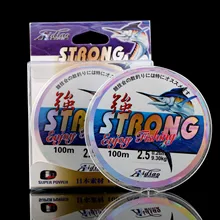 Высококачественная Рыболовная Снасть 100 метров рыболовная леска Специальное предложение экономичная супер прочная нейлоновая рыболовная приманка 4 шт