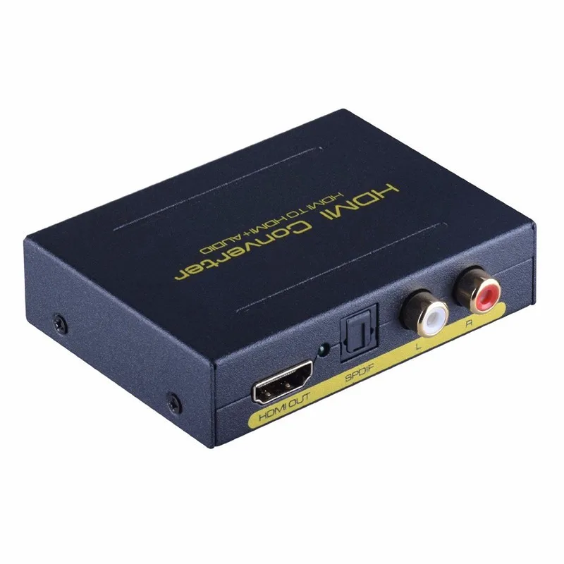 

HDMI Optical SPDIF + RCA L/R to HDMI Audio Extractor Converter Adapter Splitter