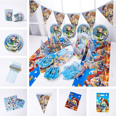 

Toys Theme Theme Party Supplies Children's Birthday Party Decoration Tableware Set Wedding Party Decoration Kids Love Toys Party