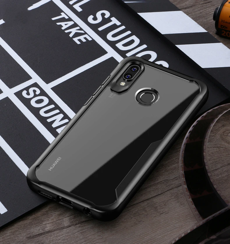 Ikrsses чехол для huawei Nova 3 прозрачная акриловая задняя оболочка PC и мягкий TPU силиконовый край чехол для huawei Nova 3 3i чехол