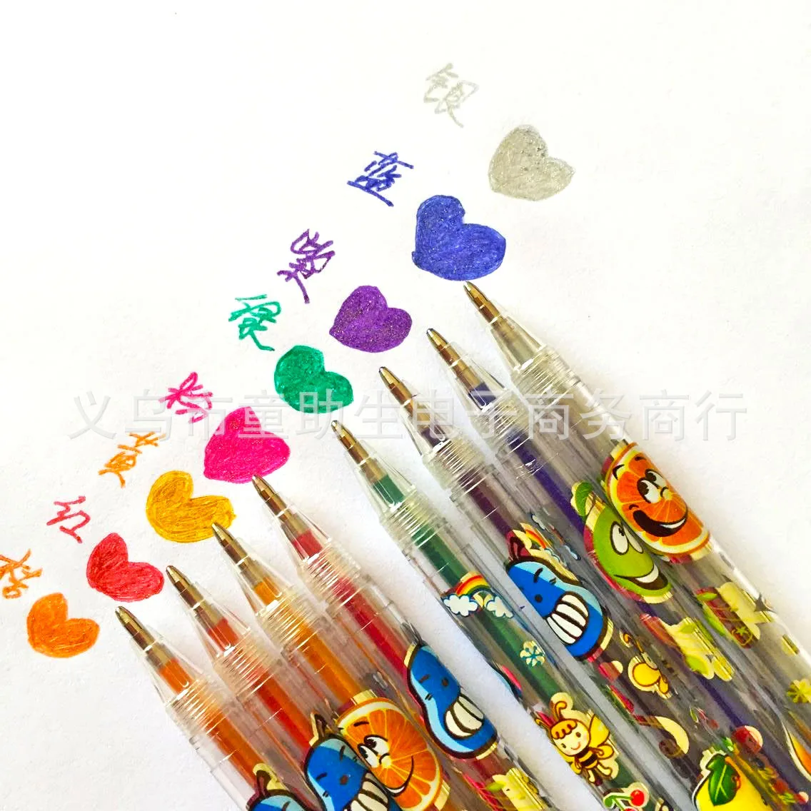 Канцелярские принадлежности DIY граффити мультфильм фрукты 12 цветов флуоресцентная ручка, маркер