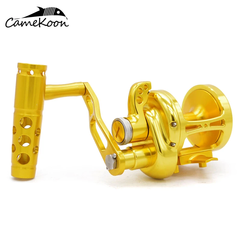 Carretel de Pesca em Água kg de Fibra Camekoon Alavanca Arrastar Jigging Convencional 35 Carbono Arraste Salgada Trolling Grande Jogo 7 High Quality Esporte e Lazer