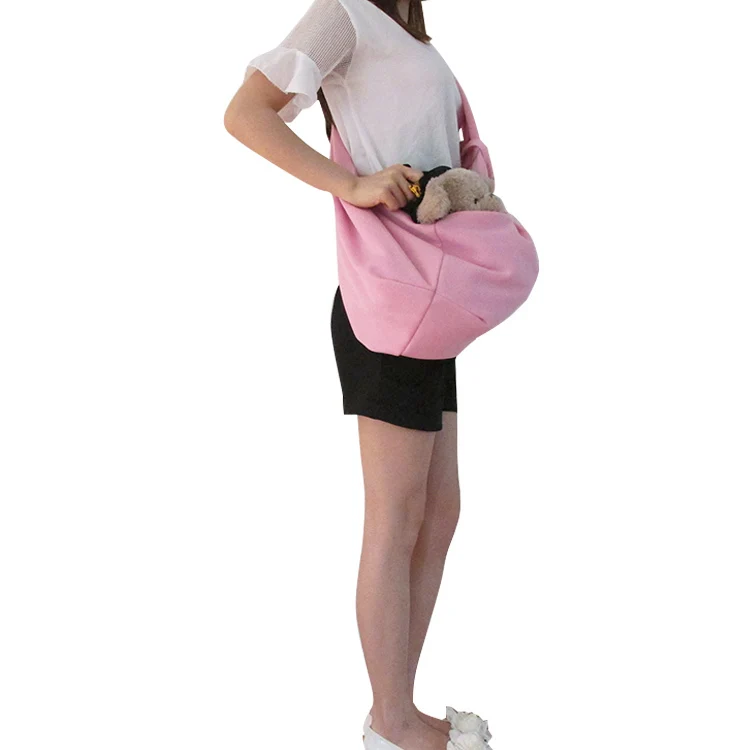 Новые хлопковые светло-розовый Pet слинг собака кошка сумка по CPAM сумка для собаки