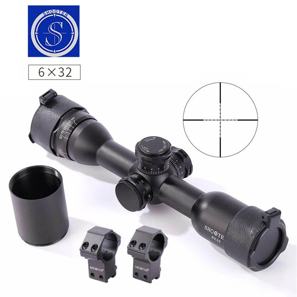 SHOOTER 6X32AOL Optic Outdoor Sight Traveling Hunting Rifle Monocular
