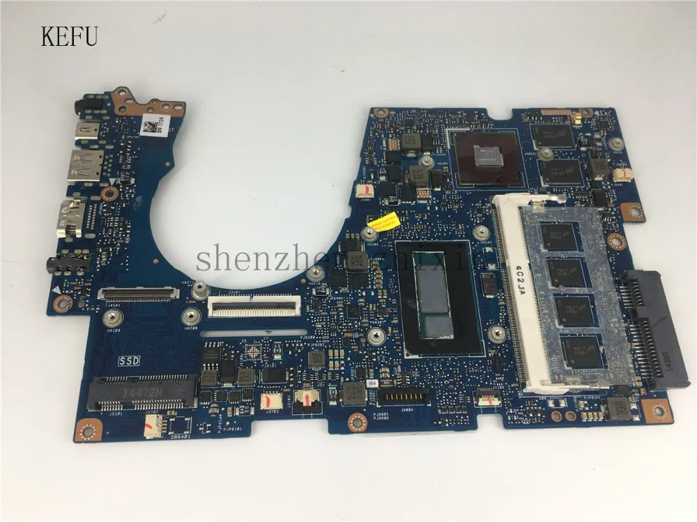 

For ASUS UX303 UX303L UX303LN UX303LB Laptop motherboard I7-4510U CPU 4GB RAM Mainboard with GTX940M graphic card test good