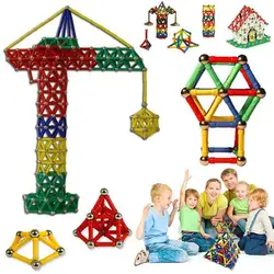 Diy игрушки комплект Магнит баров металлический шар Магнитный Строительные блоки строительство детей раннего обучения игре игрушки для