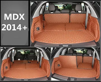 

3D Full Rear Trunk Tray Liner Cargo Mat Floor Protector foot pad mats for Acura MDX 2014 2015 2016 2017 2018 5/7Seats