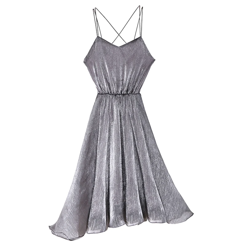 

TAJIYANE Summer Dress Women Korean Ladies 2018 Sleeveless Polyester Beach Dress Vintage Sexy Dresses Fashion Vestido ZL024