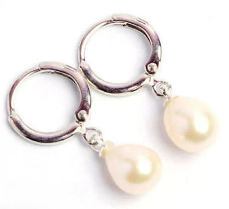 

Wholesale price 16new ^^^^New Freshwater Cultured Pearl white 6-7mm Drop/Leverback Earrings