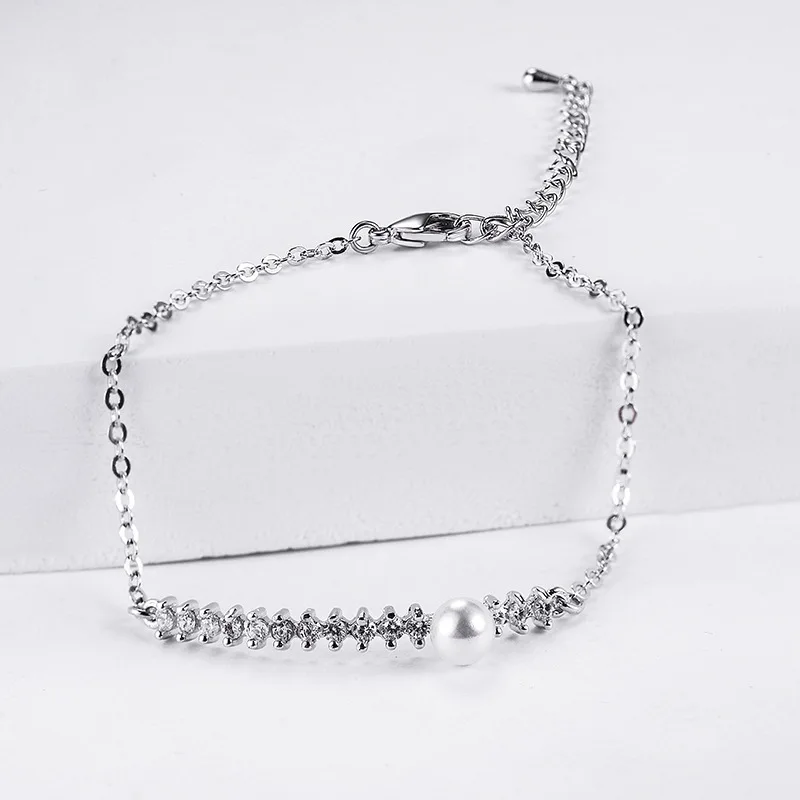 

New 925 silver necklace wholesale cute wooden horse clavicle chain simple wild sterling silver jewelry FB17