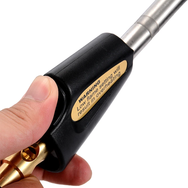 Mayitr Gas Welding Torch Mapp Self Ignition Turbo Torch Propane Brazing Soldering Welding Plumbing Burner Heating Gold