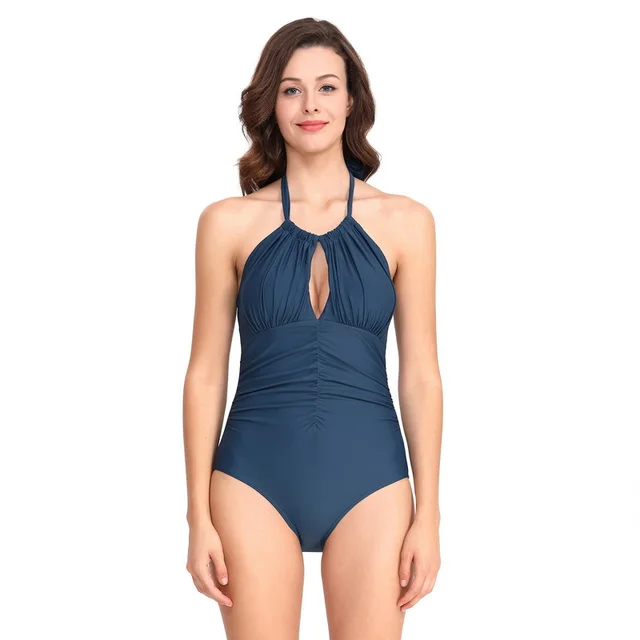 2019 New Two Ways Put On Halterneck Women Sexy Stylish One Piece Padded