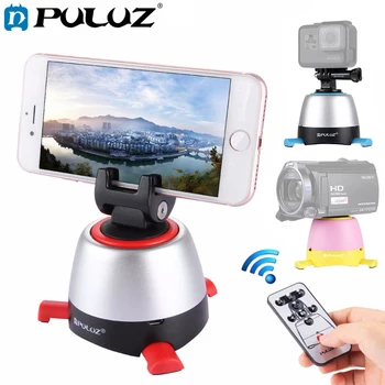 

PULUZ Electronic 360 Degree Rotation Panoramic Tripod Head with Remote Controller Rotating Pan Head For Smartphones, GoPro, DSLR