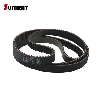 

SUMRAY HTD 5M Timing Belt 5M-1455/1490/1500/1520/1525/1530/1540/1550/1575/1595/1600mm Pitch Length 15/20/25mm Belt Width