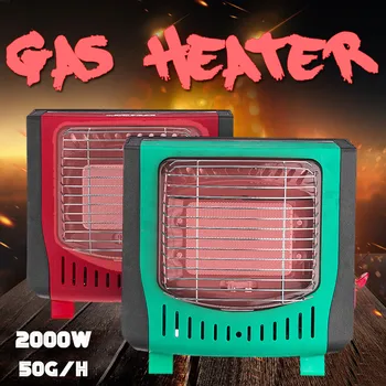 

2000W Electric Outdoor Portable Gas LPG Heater Warm Air Fan Adjustable Desktop Handy Winter Home Camping Hiking Campers Warmer