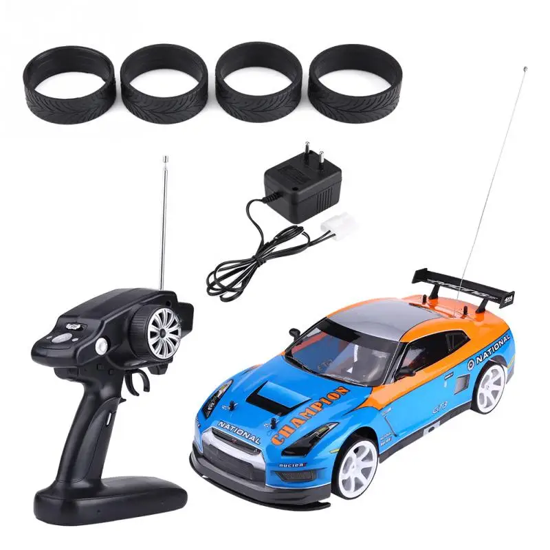 

40km/h RC Racing Car 1/10 Remote Control Racing Car With LED Light 1:10 Model Vehicle Anti-crush Car Toys For Kids Boy Gift