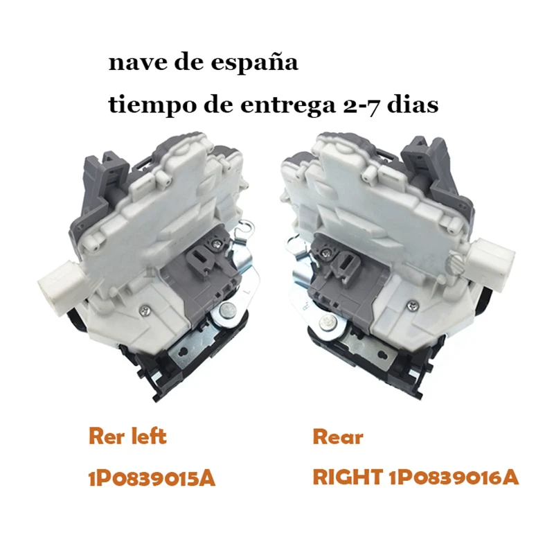 Задний левый и правый замок для сиденья ALTEA XL TOLEDO III механизм блокировки двери 1P0839015A 1P0839016A