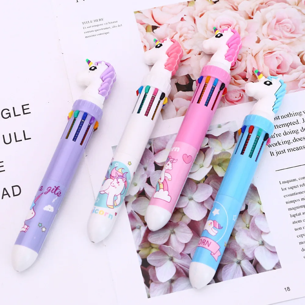 

#LHF96 1PC Dream Unicorn 10 Colors Ballpoint Pen